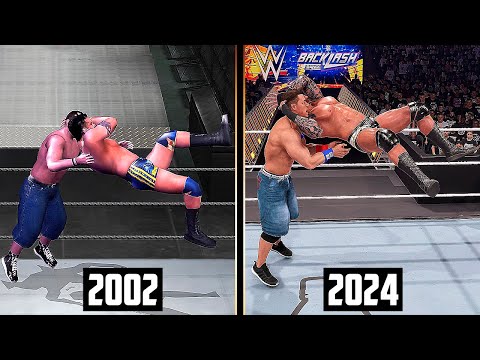 The Evolution of RKO in WWE Games !!! (WWE WrestleMania XIX - WWE 2K24)