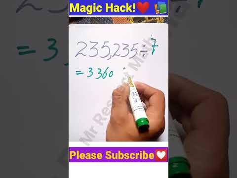 Fast Division Tricks | Interesting Math Tricks #maths #howtosolvmathpuzzles