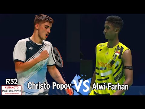 Alwi Farhan vs Christo Popov || R32 Kumamoto Masters 2024