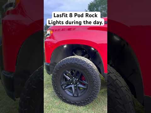 Lasfit 8 Pod Rock Lights, so bright you can see them during the day.