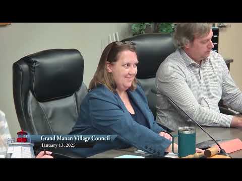 Village of Grand Manan Regular Meeting of Council for January 2025