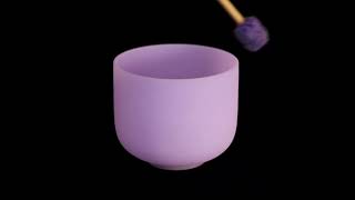 Meinl 8" Amethyst 432 Hz Crystal Singing Bowl (Example) - Unlimited Singing Bowls