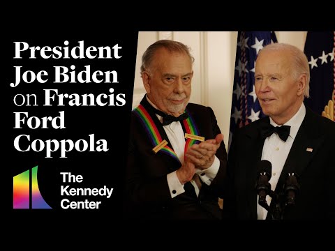 President Joe Biden on Francis Ford Coppola - 2024 Kennedy Center Honors White House Reception