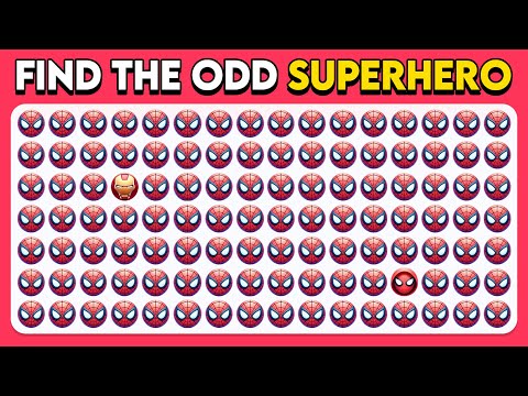 Find the ODD One Out - Extreme Superhero Edition 🦸‍♂️🔥✅ | 60 Levels Emoji Quiz