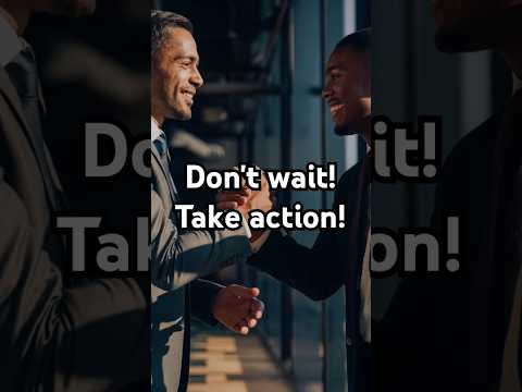 Business motivation: don't wait, take action! #businessmotivation #dontwait #takeaction