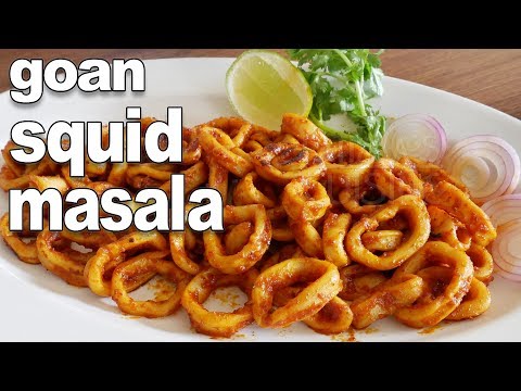 Goan Squid Masala Recipe | Goan Recipes | Easy Seafood Recipes