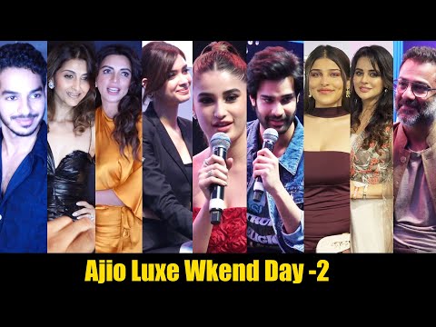 Rasha Thadani, Aaman Devgan, Diana Penty, Ishaan Khatter & Others Grace The Ajio Luxe Wkend Day 2