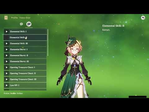 EMILIE BATTLE VOICE LINES (ENGLISH)