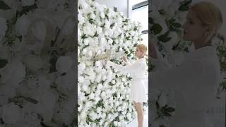 How to setup flower backdrop in 3mins? Let's try this! Easy to install and repack! Perfect for event