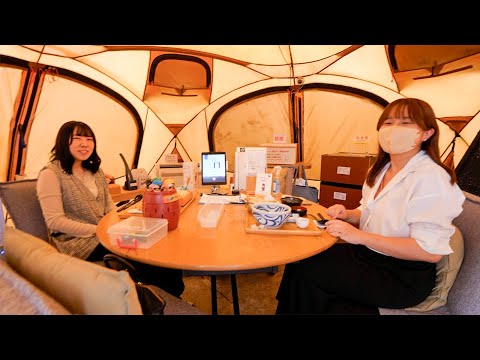 Day trip glamping udon!? A gathering place for modern girls! Amazing udon shop in Japan!