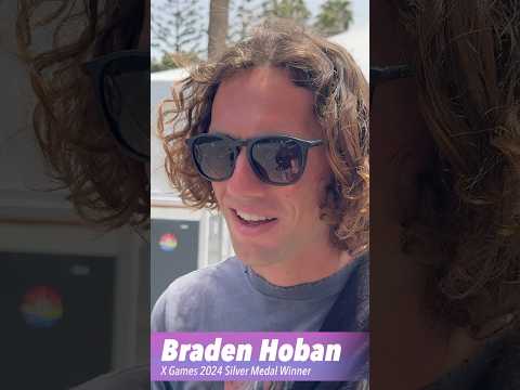 Interview with Braden Hoben 🥈 #skateboarding #xgames