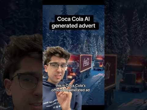 Do you like Coca Cola AI Advert? 🎄 #shorts #cocacola #ai #marketing