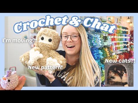 Crochet Vlog 💙 | Big life changes and updates + reviewing the Caydo electric yarn winder!