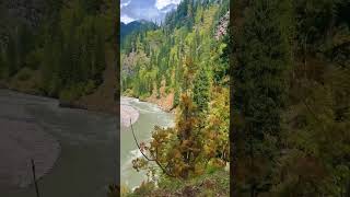 Kashmir river Neelam AJK| Arang kel Neelam river #river #mountains #kashmir #shortvideo #ytshort