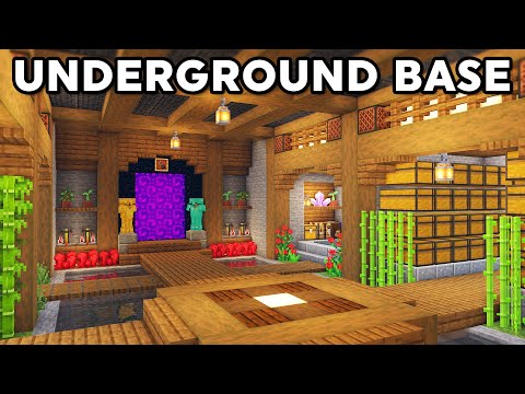 Minecraft Secret Underground Base Tutorial (READ PINNED COMMENT)