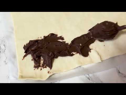 Shocking result!!! Chocolate puff pastry