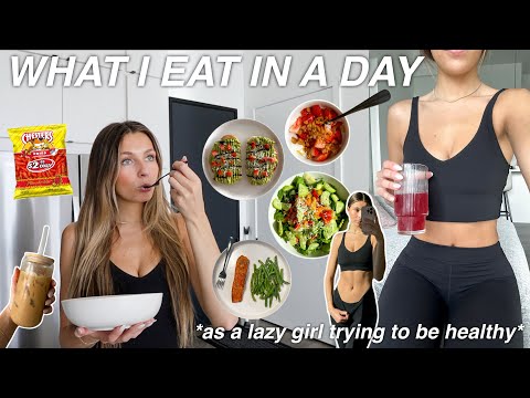 what i eat in a day as a lazy 19 year old living alone