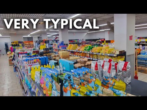 Russian TYPICAL Supermarket 2000km from Moscow