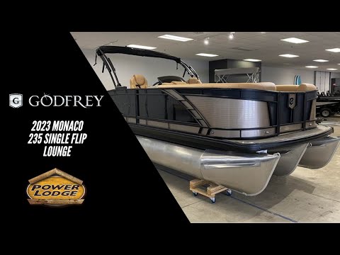 2023 GODFREY MONACO 235 SINGLE FLIP LOUNGE w/ YAMAHA F175 (Not yet rigged)