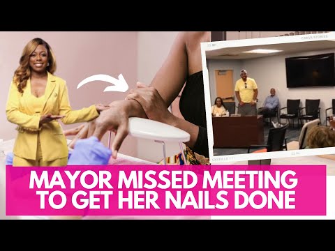 Mayor ABANDON Residents at Meeting to Get Her Nails Done 💅