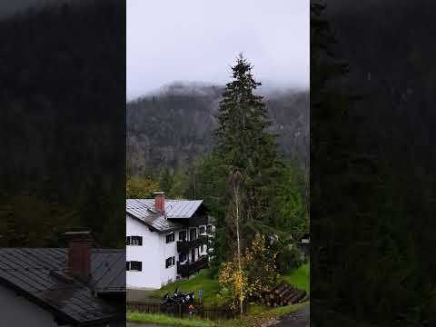 Stunning view of misty Alps #nature #germany #austria #garmisch #alpsmountains