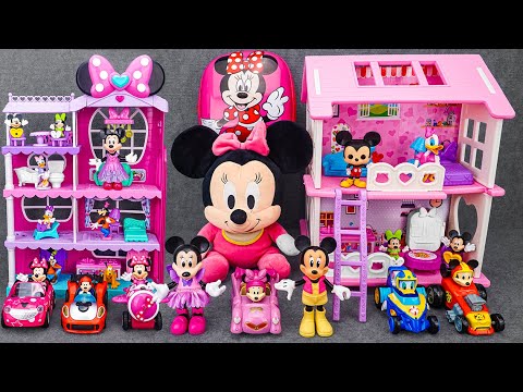 Satisfying with Unboxing Disney Junior Minnie Mouse Pink Sweet Home Playset | Review Toys ASMR