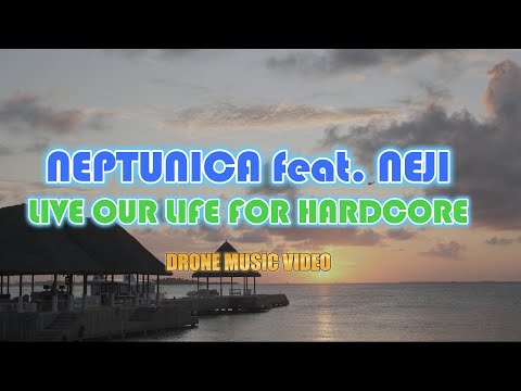 Neptunica feat. neji - Live Our Life For Hardcore (Drone Music Video)