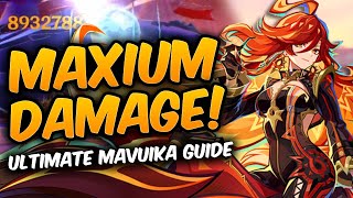 Mavuika Ultimate Guide! Best Build, Artifacts, Weapons, Teams, Gameplay | Genshin Impact