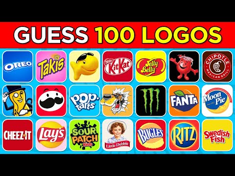 Guess The Snack Logo in 3 Seconds! ⏱ | 100 Famous Logos 🍔🍫 Logo Quiz 2024