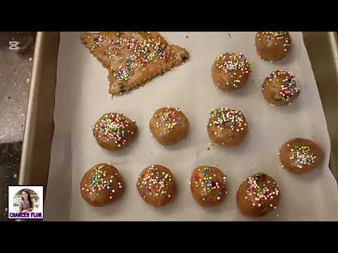 2024 My Christmas Cookies with chocolate chips #food #cookiesrecipe