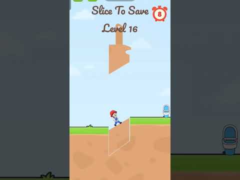 Slice To Save Level 16 #slicetosave #shorts #gameplay #walkthrough #mobilegame #trending #viral