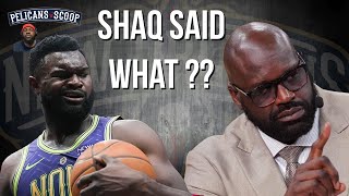 REACTION: NBA Legend Shaquille O'Neal Calls Out Zion Williamson !? | Demands More Out Of Zion