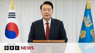 South Korean President Yoon Suk Yeol arrested after dramatic hours-long standoff | BBC News