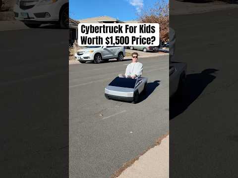 Is the Tesla Cybertruck For Kids Worth $1,500?! 😳💵