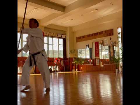 Shūshi  Dai practice 周氏ヌ棍ウフ研究中 #信武舘 #古武道 #karate #shimbukan #okinawa #空手 #kobudo #沖縄