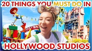 20 Things You MUST DO in Disney's Hollywood Studios