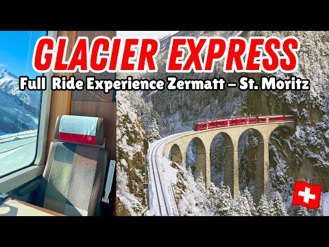 GLACIER EXPRESS: Zermatt to St. Moritz on Switzerland's most EPIC Panoramic Train