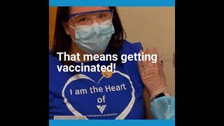 Volunteers of America #HealthcareHeroes get vaccinated -2