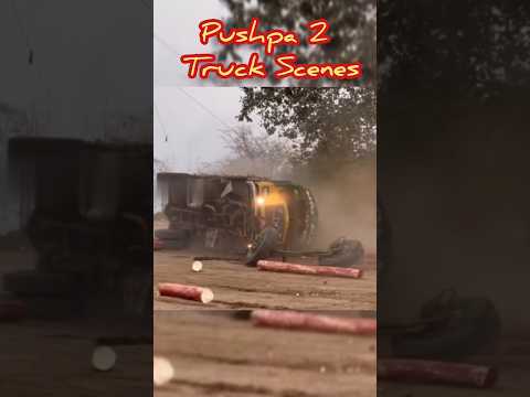 Pushpa 2 🚛 truck Scenes #pushpa2therule #pushpabehindthescenes #behindthescenesvfx#alluarjun #pushpa