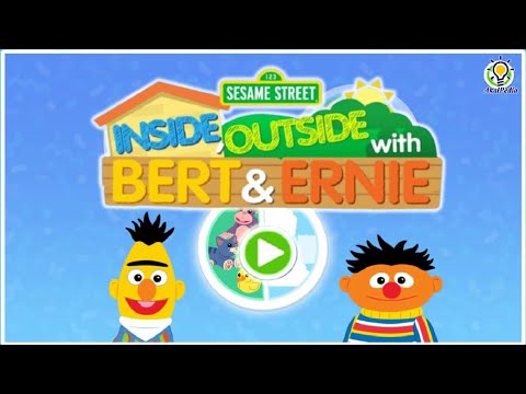 Inside, Outside with Bert & Ernie - Shapes, Color, Comparison, Difference - Sesame Street Edu Games