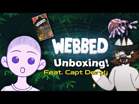 Webbed Nintendo Switch Unboxing! | Feat. Captain Derpy | Super Rare Games