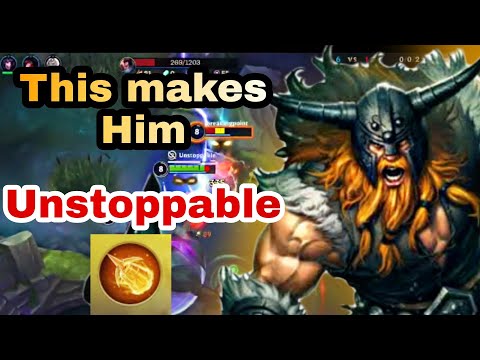 Olaf with Kraken Slayer is too broken for baron lane | league of legends wild rift