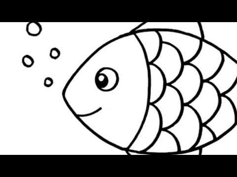 Draw Fish For Kids||Easy Drawing||#drawing #drawingforkids #coloring #colour #colouringfun #viral