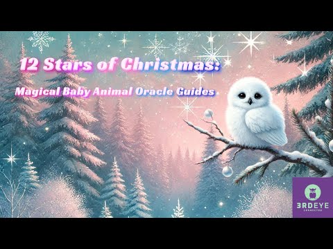 12 Stars of Christmas: Magical Baby Animal Oracle Guides 🎄✨