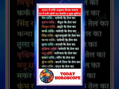 राशिअनुसार दीपक | आज का राशिफल | today horoscope | daily horoscope | aaj ka rashifal | #astrologer