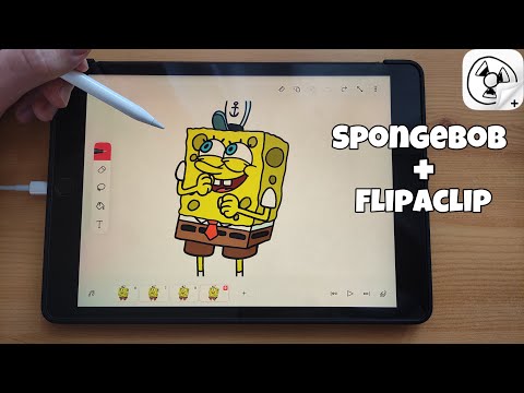 Spongebob On FlipaClip (Animation Process)