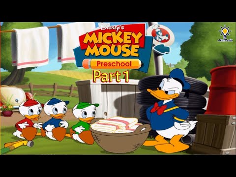 Gameplay Full ABC, 123, Colour, Shape - Disney's Mickey Mouse Preschool (2000) Part 1 No Commentary