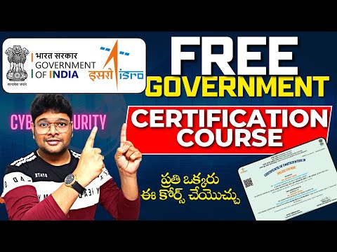 Govt. of India Course | ISRO FREE Cybersecurity Training With Free Certificate | Don't Miss | Vidhey