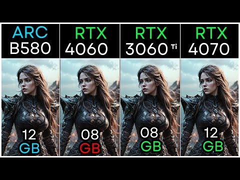 Which GPU Reigns Supreme? ARC B580, RTX 3060 Ti, RTX 4060, RTX 4070!