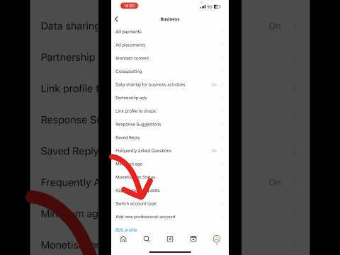 how to switch to personal account on instagram